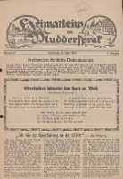 Heimatleiw un Muddersprak. Greifswalder Geschichts-Wochenkalender, 1930, Nr. 17