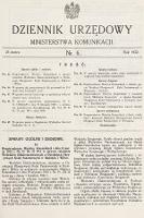 Dziennik Urzędowy Ministerstwa Komunikacji. 1932, nr 6