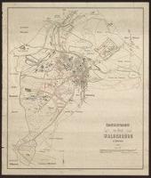 Übersichtskarte der Stadt Waldenburg in Schlesien - Hütter, C.