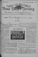 Illustrierte Sonntags Beilage: Handels und Industrieblatt. Neue Lodzer Zeitung 16 - 26 styczeń 1905 nr 5