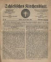 Schlesisches Kirchenblatt, 1871, Jg. 37, nr 43