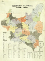 Rzeczpospolita Polska : [mapa administracyjna] = Republique Polonaise