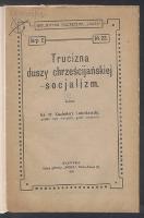 Trucizna duszy chrześcijańskiej - socjalizm - Lutosławski, Kazimierz (1880-1924)
