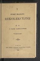 Cztery pogadanki rekolekcyjne M. M. ze swemi wychowankami. - Marcelina Darowska (błogosławiona ; 1827-1911)