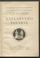 Kaflarstwo polskie - Zubrzycki, Jan Sas (1860-1935)