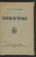 Słownik do Trylogji - Strycharski, Ignacy (1880-1937)