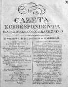Gazeta Korrespondenta Warszawskiego i Zagranicznego 1823, Nr 119