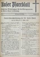 Unser Pfarrblatt, Jg. 1935, Nr. 10