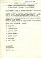 Komunikat Komitetu Założycielskiego Niezależnego Samorządnego Związku Zawodowego "Solidarność" T.P.Cz. "Merinotex", nr 1 - brak autora