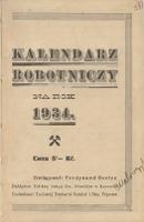 Kalendarz Robotniczy na Rok 1934