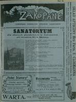 Zakopane : czasopismo poświęcone sprawom Zakopanego. 1910, nr 4 (22 II)