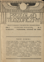 Przegląd Teozoficzny : organ Polskiego Towarzystwa Teozoficznego, R. 1, Nr 3 (pażdziernik, listopad 1921)