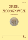 Studia Źródłoznawcze = Commentationes T. 51 (2013), Dyskusje - Fabijański, Władysław (1941– )
