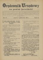Orędownik Urzędowy na Powiat Jarociński., R. 43, nr 41 (7 pździernika 1926)