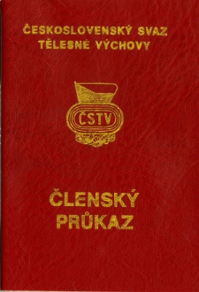 Členský průkaz ČSTV