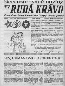 Necenzurované noviny Ty rudá krávo