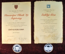 Civitas Fidelissima díj (A Páneurópai Piknik szervezőinek) 