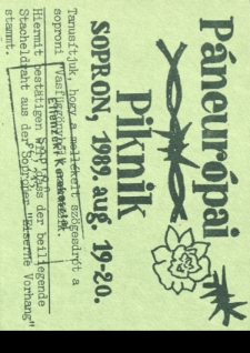 A Páneurópai Piknik dokumentumai / Soproni Hírlap 1989. július 28. 