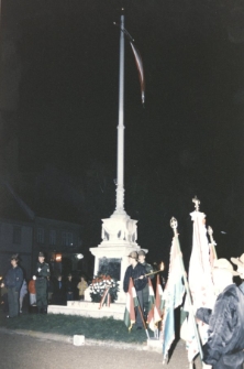 Tüntetés a Hűségzászlónál, Sopronban (1989. október 23.)