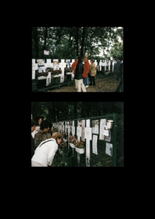 Fotók az egykori berlini fal tövében