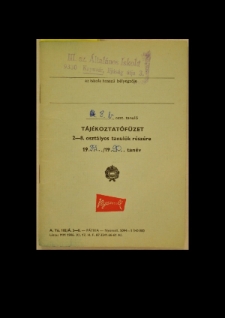 Iskolai ellenőrző könyv