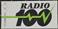 Aufkleber „Radio 100“ 