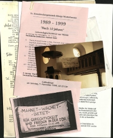 Dokumente von Friedensgebeten der Kreuzkirche in Königs Wusterhausen