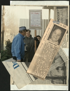 Zeitungsartikel und Foto zu Aktivitäten von Ingeborg Leisterer von der Kreuzkirche in Königswusterhausen 