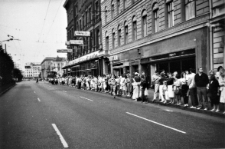 Baltischer Weg - Fotos von der Demonstration in Riga 23.08.1989