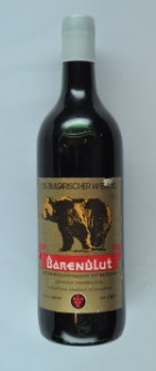 Flasche Bärenblut - Bulgarischer Rotwein