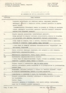 Documente privind activitatea didactică a Ioanei Em. Petrescu (1985-1986) 