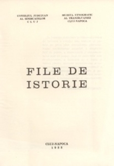 Buletinul „File de Istorie”