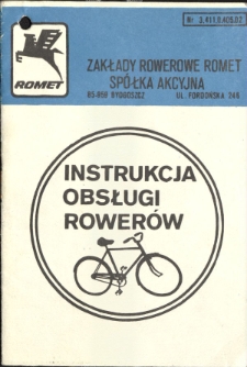 Instrukcja obsługi rowerów