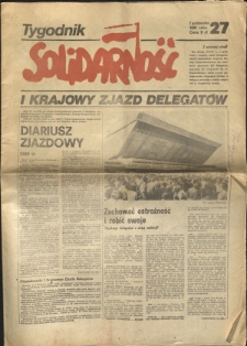 Tygodnik Solidarność nr 10, 14, 27