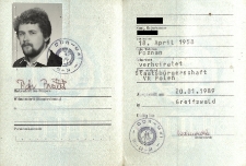 Dowód osobisty NRD dla obcokrajowców