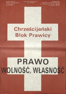 Plakat Wyborczy ChBP