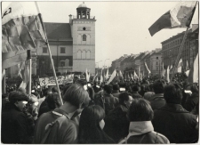 Zdjęcie demonstracji w związku z 11 listopada