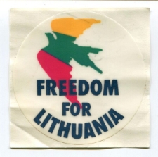 Lipdukas „Freedom for Lithuania“