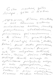 Rimanto Žilevičiaus atsiminimai apie Baltijos kelią