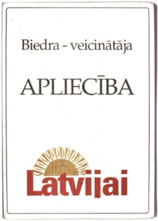 Tautas kustības "Latvijai" biedra-veicinātāja Elmāra Laviņa apliecība