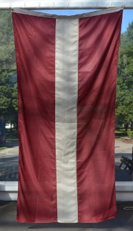 Žanetas Jaunzemes-Grendes Latvijas karogs